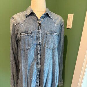 GAP Maternity Denim Shirt Sz M